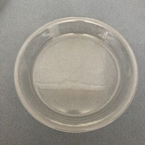 VTG PYREX #209 Clear Glass (Square Backstamp) 23 cm (9 7/8") Pie Plate